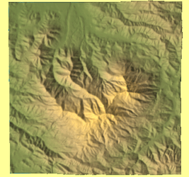 Mt Diablo Overhead View