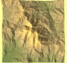 Overhead View of Mt St Helena