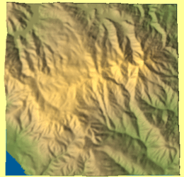 Overhead View of Mt Tamalpais
